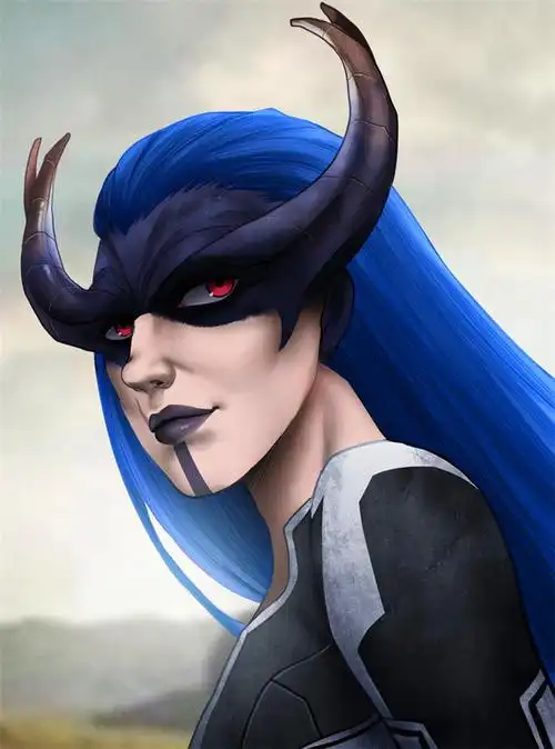 8张漫威反派暗夜比邻星的写真照,忠心且残暴的女汉子