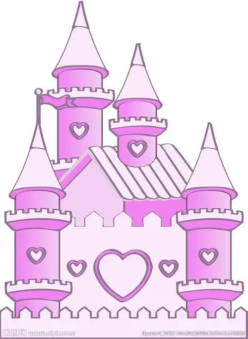 迪士尼城堡简笔画3迪士尼城堡简笔画涂色梦想城堡简笔画简单彩色城堡