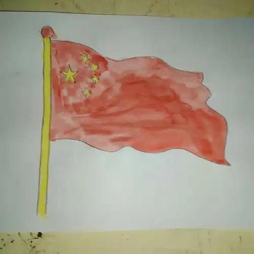 吴忠三中九18班积极举办向祖国生日献礼和爸爸妈妈一起绘画国旗和国徽