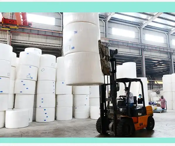 厂家直供原生浆半成品卫生纸抽纸卷纸原材料大轴纸原纸现货批发