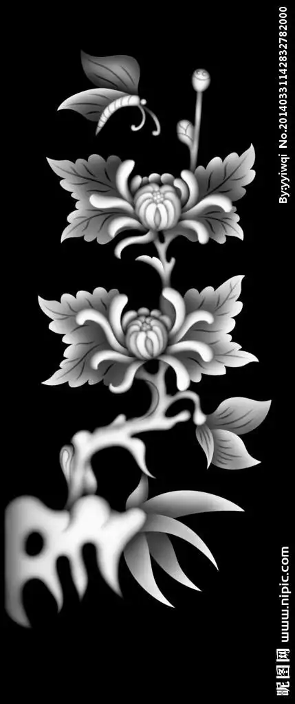 浮雕灰度图图片