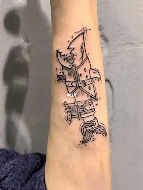 英雄联盟暴走萝莉金克丝纹身