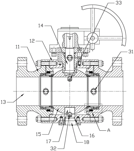 一种高性能软硬独立双重密封球阀的制作方法