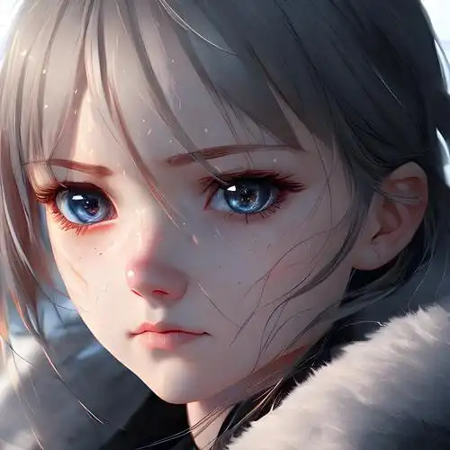 高冷眼神杀女生头像