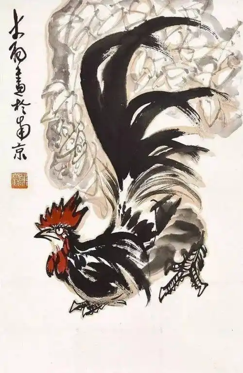 书画· 十六位名家画鸡欣赏:齐白石, 任伯年, 陈大羽,黄胄等 - 各种