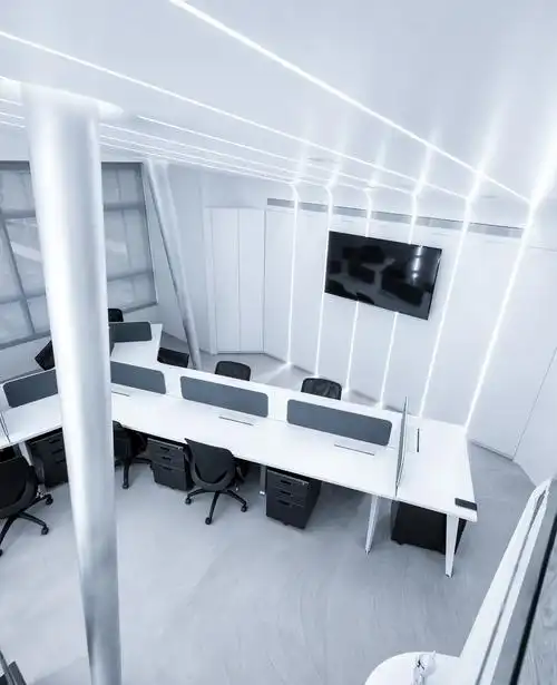 虫洞概念打造未来科技感 89㎡太空创意办公室_办公空间_室内设计联盟