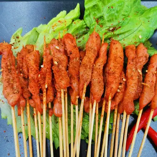 (爆品)把把鸡肉串 10把*30支/包 小小串 单冻分开 用于烧烤,麻辣烫