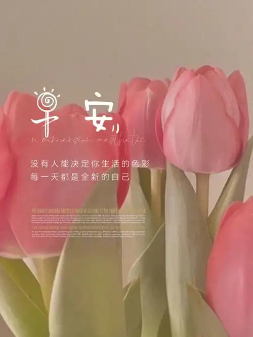 早安日签早安正能量短文案朋友圈美学