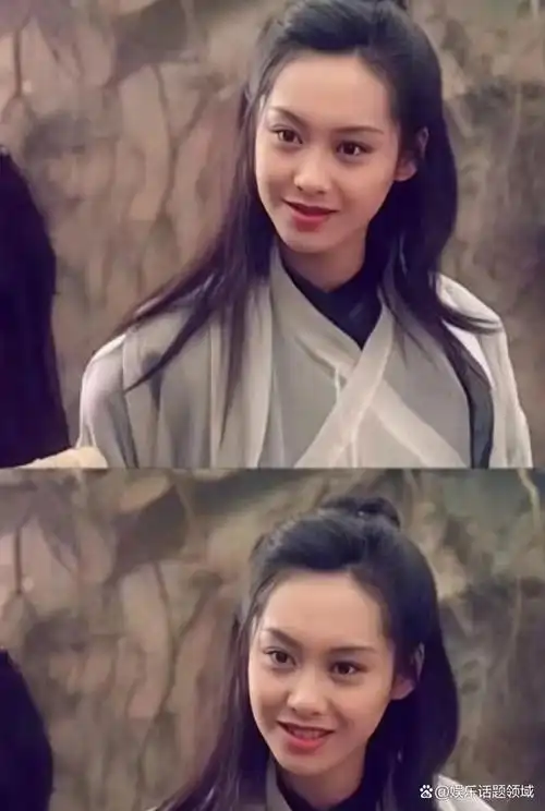 翻看朱茵年轻时候的照片,真的是好漂亮啊,美得很有辨识度,毫无攻击性.