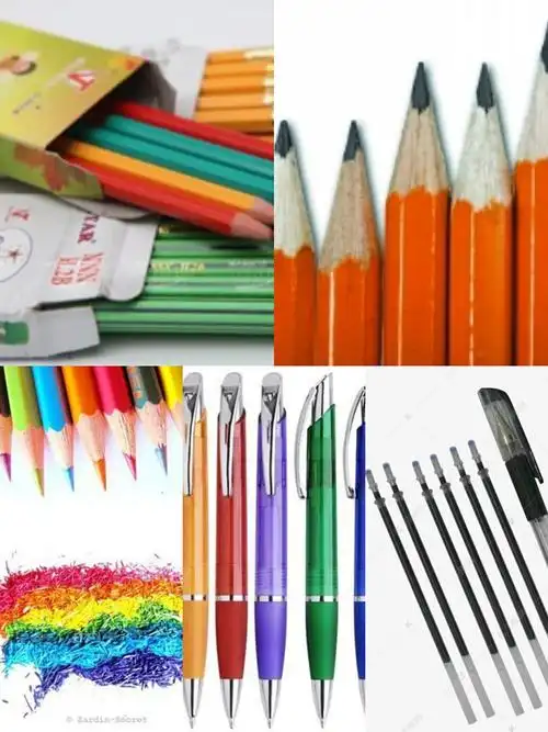 【与爱同行 七彩绘春 空中幸福小时光】——各种各样的笔