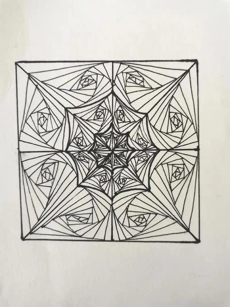 禅绕画基础图样 #解压禅绕画 - 抖音