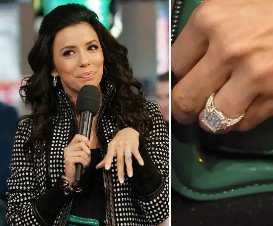 奢侈程度闪瞎眼 盘点明星奢华订婚钻戒(图)