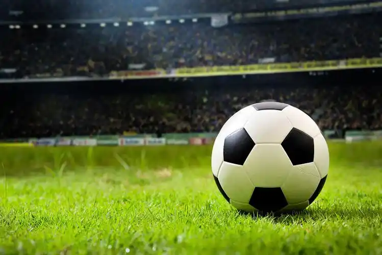 绿茵场上的足球;激情足球场;破门了