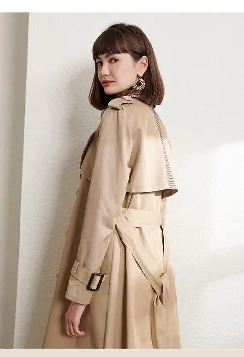 xisha女士风衣黑色s