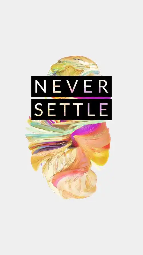 求一加6壁纸,带never settle