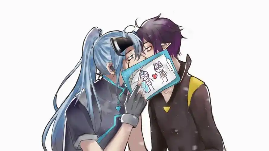 同人创作征集#【开联同人】伽罗x小心超人 .