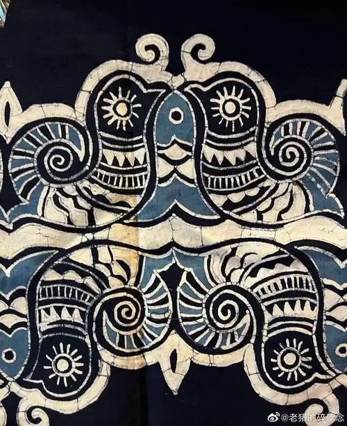 布依族蜡染传统纹样,很古朴