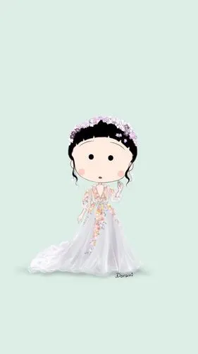 插画师dorami 萌 壁纸 戛纳红毯 卡通动漫 苹果锁屏