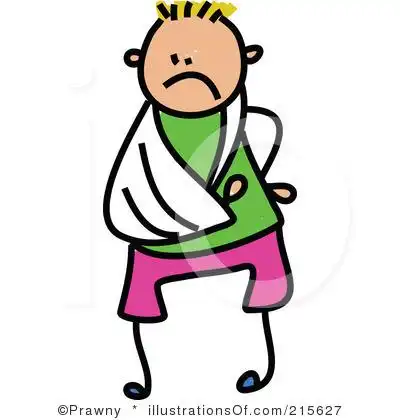 arm cast clipart.