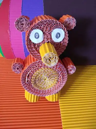 "神奇的瓦楞纸"手工活动