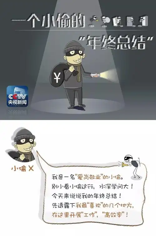 一个小偷的"年终总结" 每个人都该看看