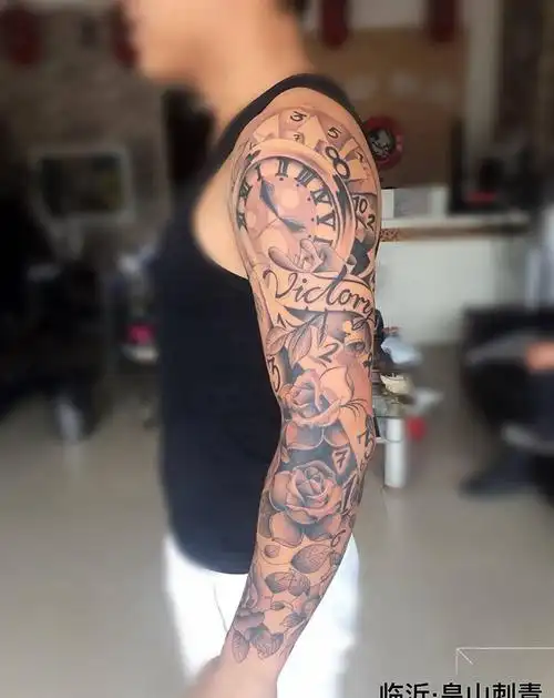 欧美花臂纹身图片