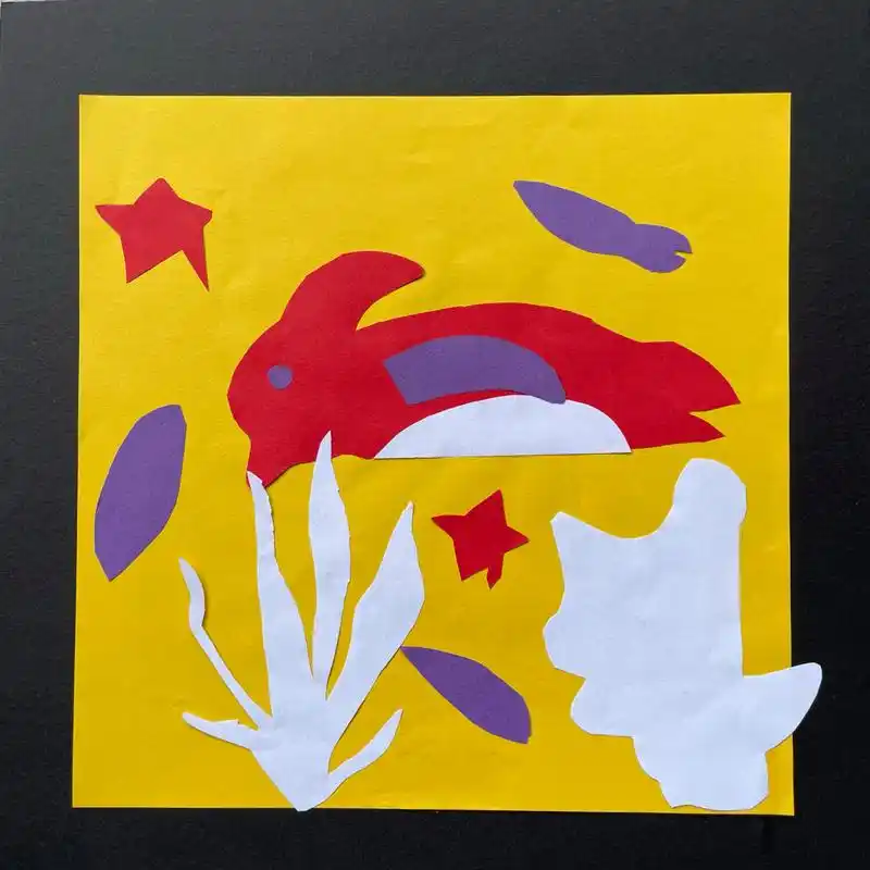 马蒂斯剪纸作品更新喽