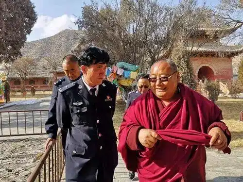 俞元奎政委深入乐都区瞿昙寺检查督导维稳安保工作