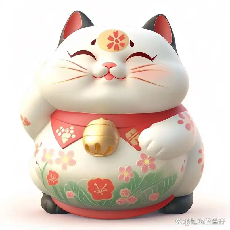 93 招财猫头像:财运滚滚,让你财源滚滚来!