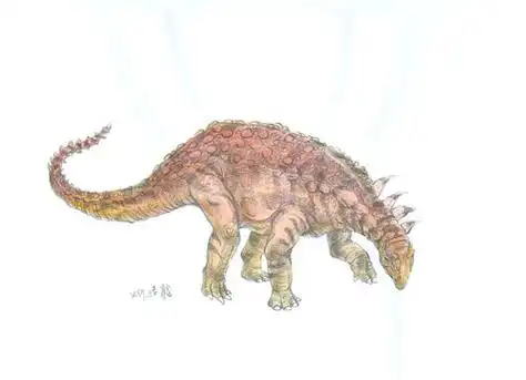 p>蜥结龙是一种性情温和的草食性 a>恐龙 /a>.