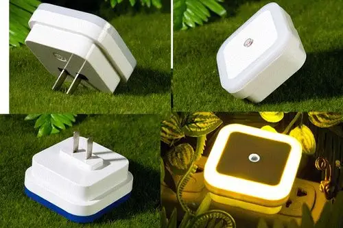 光控感应小夜灯晚上全自动亮的led感光节能儿童房婴儿喂奶遥控灯