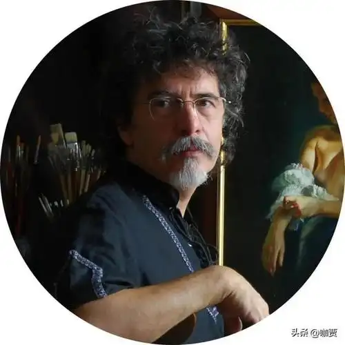 来自:>教授的拐杖>《油画>拉斯洛·古利亚斯以其独特的艺术观点和创意