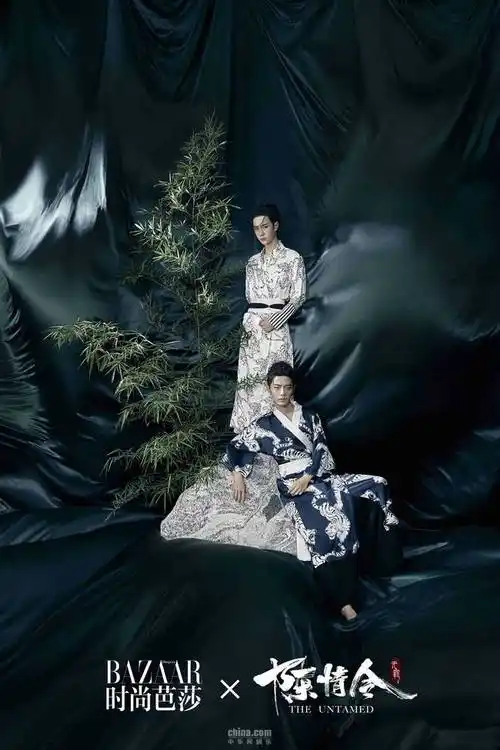 陈情令古风写真登陆时尚芭莎 肖战王一博演绎知己大片