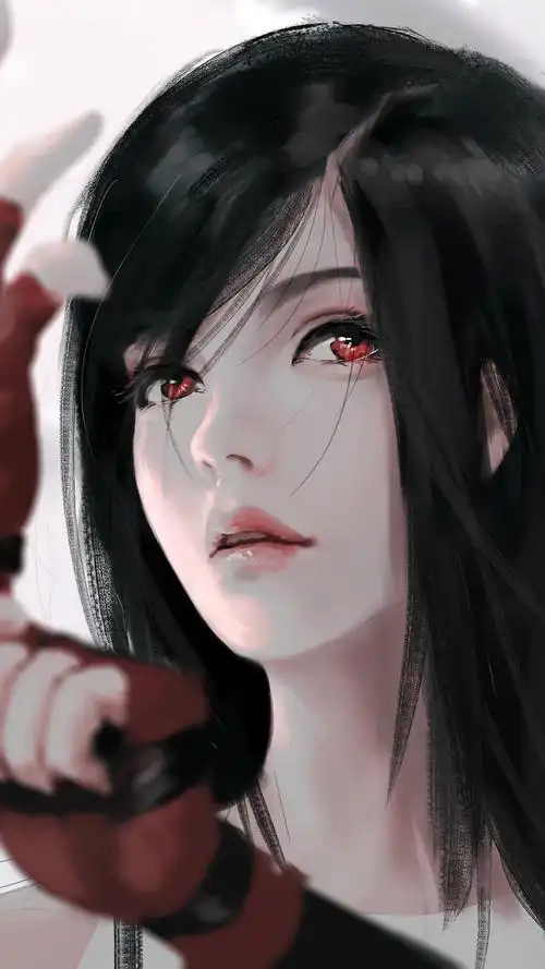 最终幻想 蒂法·洛克哈特 tifa lockhart 同人 手机壁纸