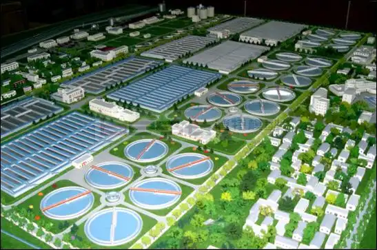 笔特 模型公司 污水处理厂工艺流程工业模型设计制作