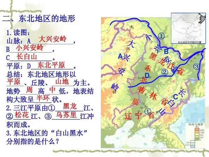 1 东北地区的地理位置与自然环境课件 (新版)湘教版ppt