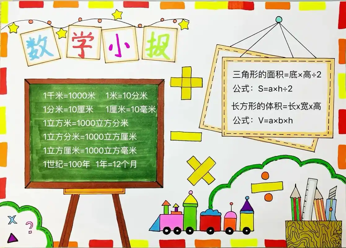 创作灵感 文字可更换#手抄报 #数学手抄报 # - 抖音
