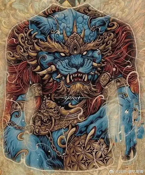 纹身分享##纹身设计##北京纹身店##满背纹身