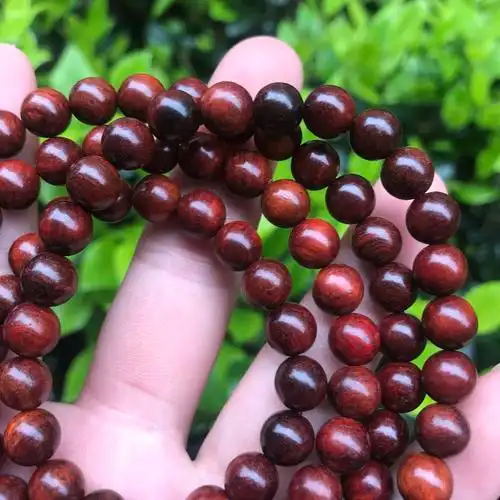 老挝红酸枝108颗佛珠手链红木手串饰品品男女款手链