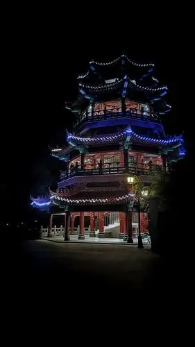 其它 夜拍神光佛园 写美篇神光山佛教文化景区规划用地约7.