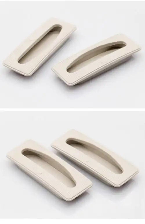 开槽嵌入式塑料抽屉暗拉手 内嵌拉手移玻璃门扣手设备机箱把手