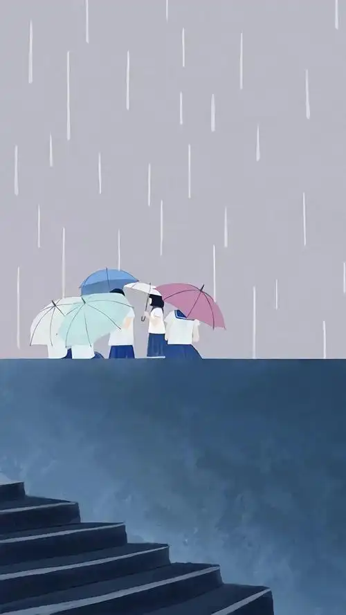 8张好看的小清新手机壁纸插画图片