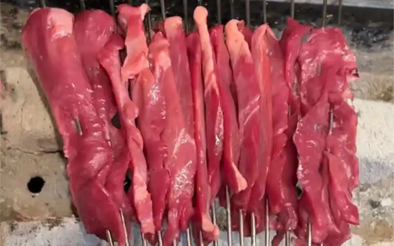 烤猪心小串教程