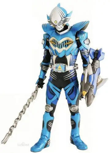 应该是鲨骑或渊骑吧,这个命名是遵循龙骑原作的命名习惯,虽然假面骑士