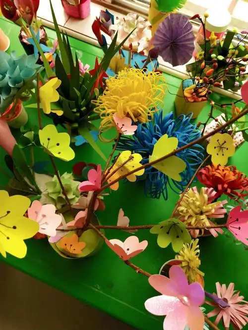 "家园共育,创意无极限"—黄山铺镇中心幼儿园进行亲子花艺大比拼活动