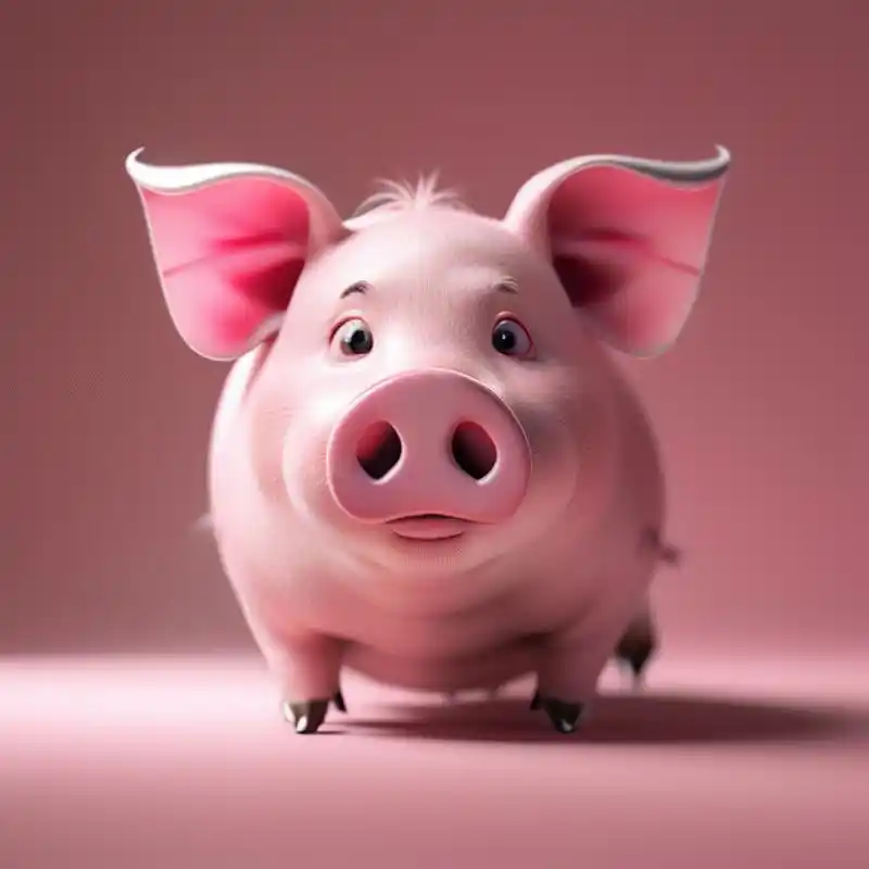 粉色小猪头像9994太可爱啦!