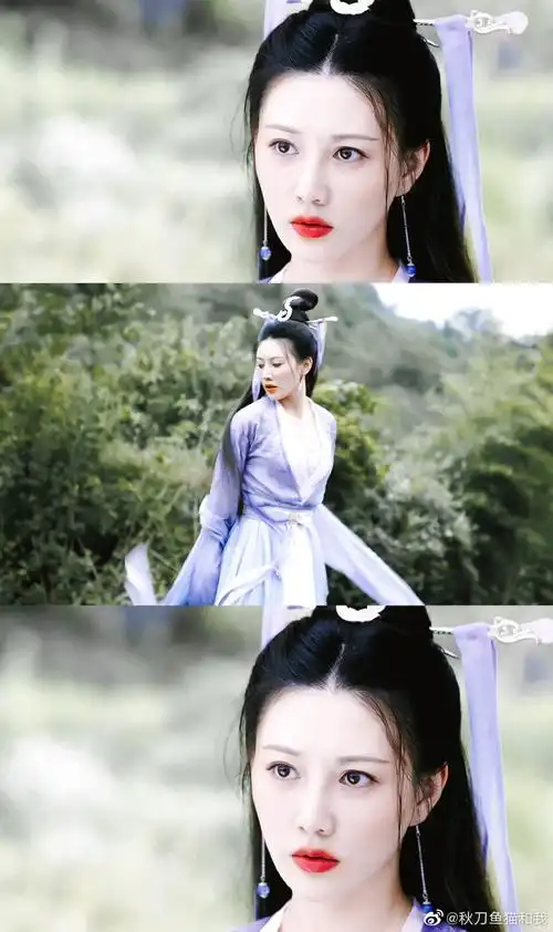 琉璃紫狐侯梦瑶图源微博水印