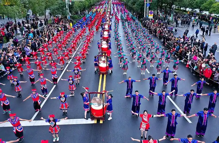 新华社|湖北来凤:非遗摆手舞 生活美起来-国内国际-云上恩施