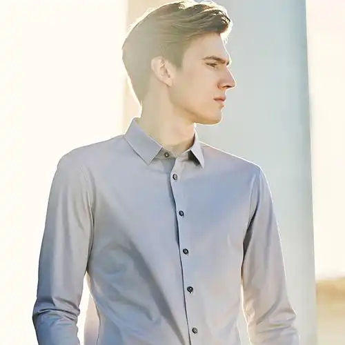 英伦风修身衬衫尽显型男儒雅气质