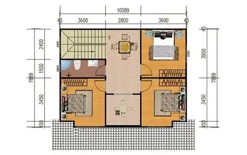 10米x9米保山施甸农村轻钢别墅户型图_手机搜狐网